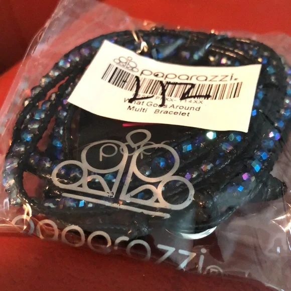 What Goes Around - multi (black) - Paparazzi bracelet - Picture 3 of 4